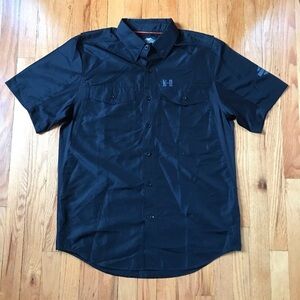 Harley-Davidson Black Casual Button Down Shirt